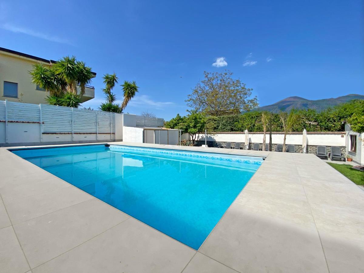 Terrazza Sul Vesuvio Con Piscina Villa Terzigno Екстериор снимка